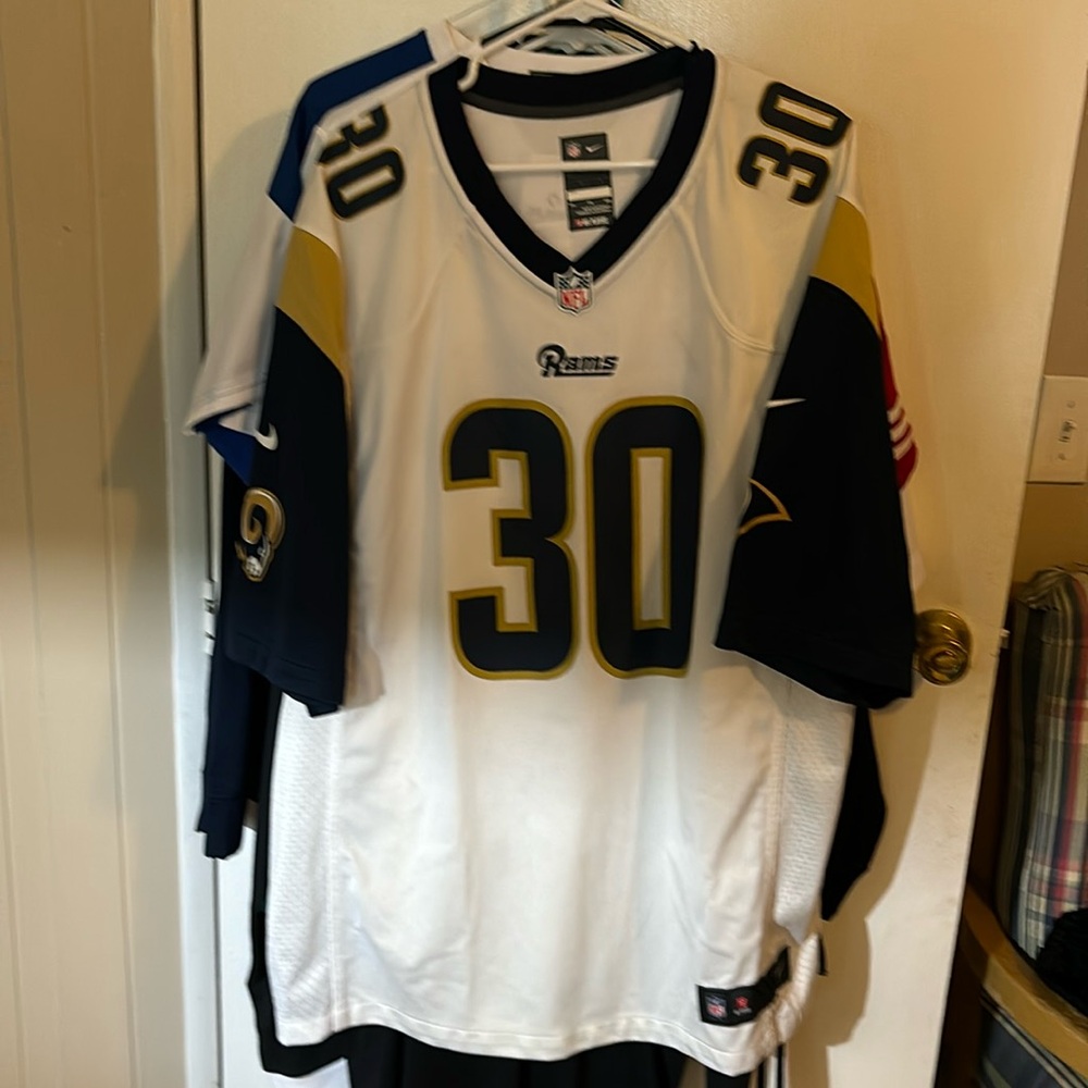 Los Ángeles Jersey XXl rams nike NFL # 30 CURLEY 11